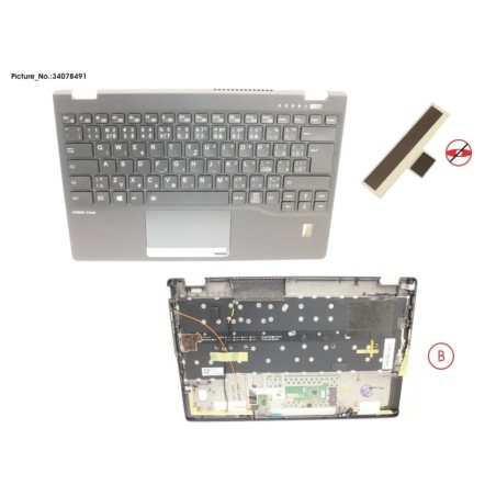 34078491 - UPPER ASSY INCL. KB CZECH W.FP(TBT)4G