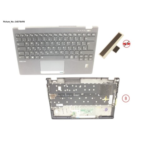 34078498 - UPPER ASSY INCL. KB HUNGARY W.FP(TBT)