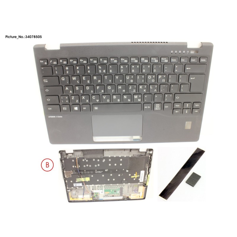 34078505 - UPPER ASSY INCL. KB GREECE W.FP(TBT)5G