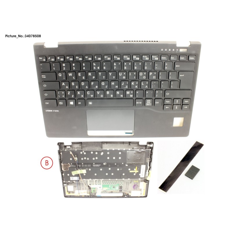 34078508 - UPPER ASSY INCL. KB GREECE W.PV(TBT)5G
