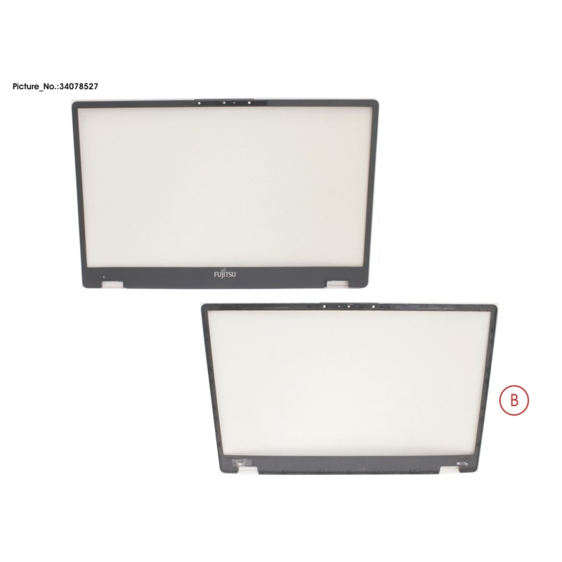 34078527 - LCD FRONT COVER W. RGB