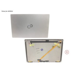 34078534 - LCD BACK COVER BLACK W. HELLO