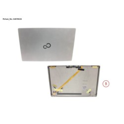 34078535 - LCD BACK COVER BLACK W. HELLO W. TOUCH