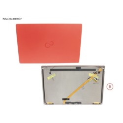 34078537 - LCD BACK COVER RED W. RGB