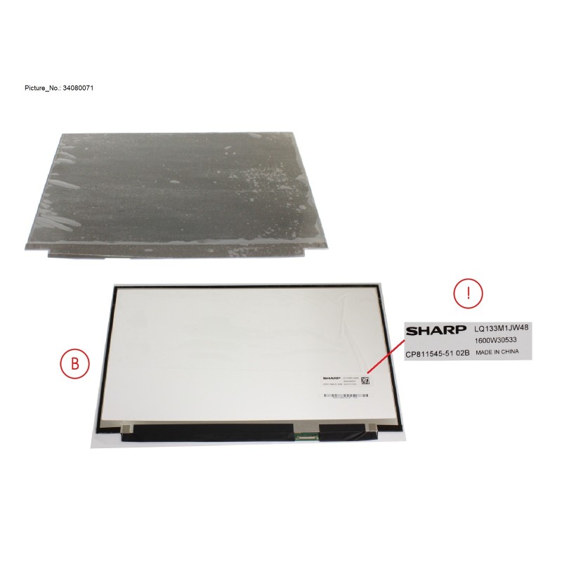 34080071 - LCD PANNEL SRP AG NON TOUCH (FHD)
