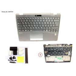 34078701 - UPPER ASSY INCL. KEYB ARAB.UK W.FP