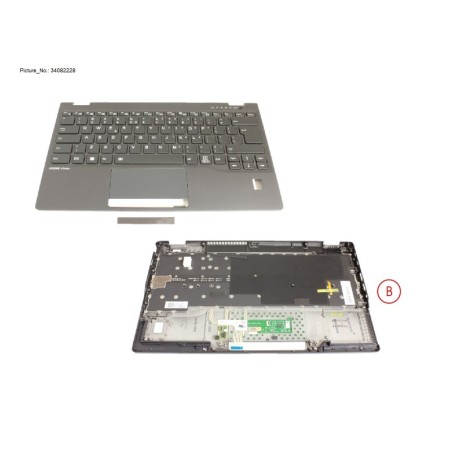 34082228 - UPPER ASSY INCL. KB US W. FP