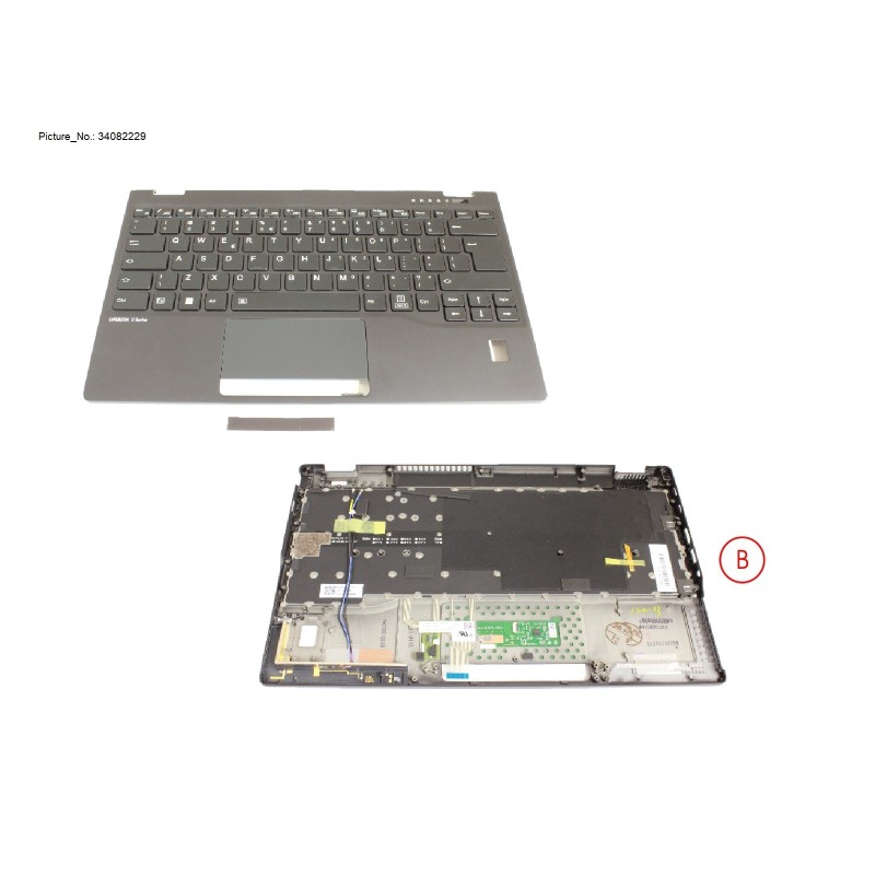 34082229 - UPPER ASSY INCL. KB US W. FP (5G ANT)
