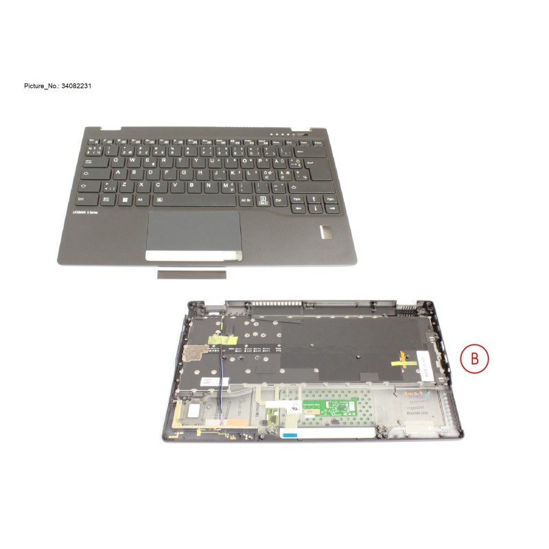 34082231 - UPPER ASSY INCL. KB NORDIC W. FP(5G ANT)