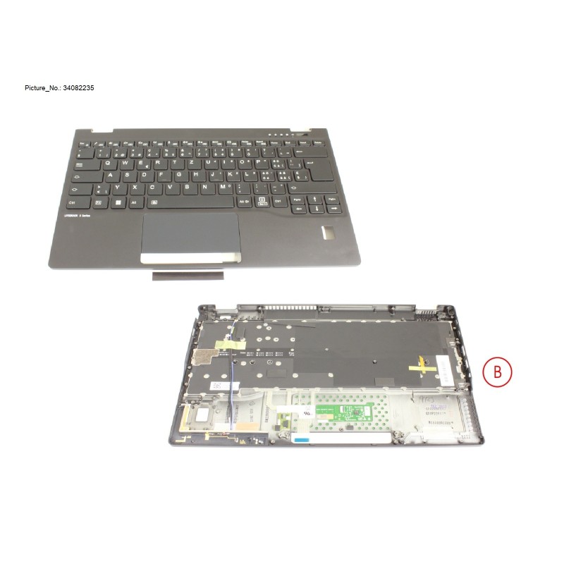 34082235 - UPPER ASSY INCL. KB SWISS W. FP (5G ANT)