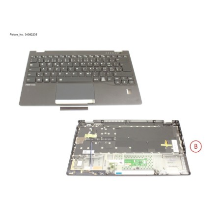 34082235 - UPPER ASSY INCL. KB SWISS W. FP (5G ANT)