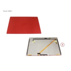 34082281 - LCD BACK COVER RED W. HELLO W. WLAN ANT.