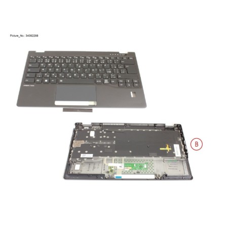 34082288 - UPPER ASSY INCL. KB CZECH W. FP