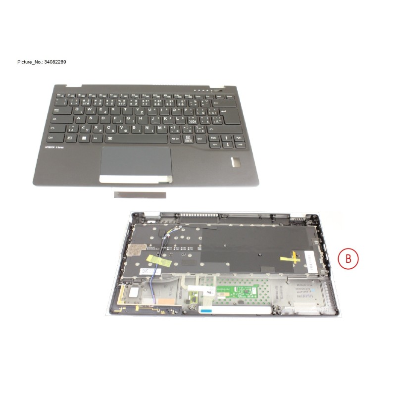 34082289 - UPPER ASSY INCL. KB CZECH W. FP (5G ANT)