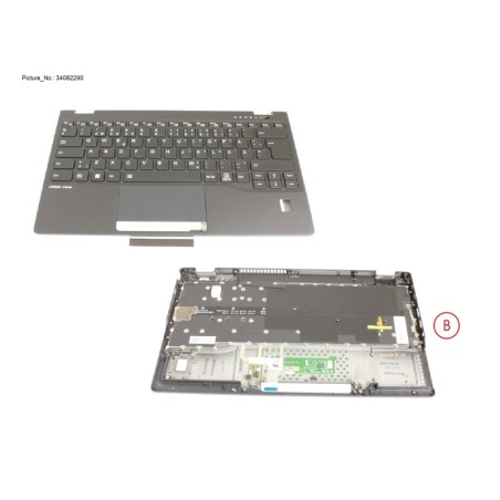 34082290 - UPPER ASSY INCL. KB SWEDEN W. FP