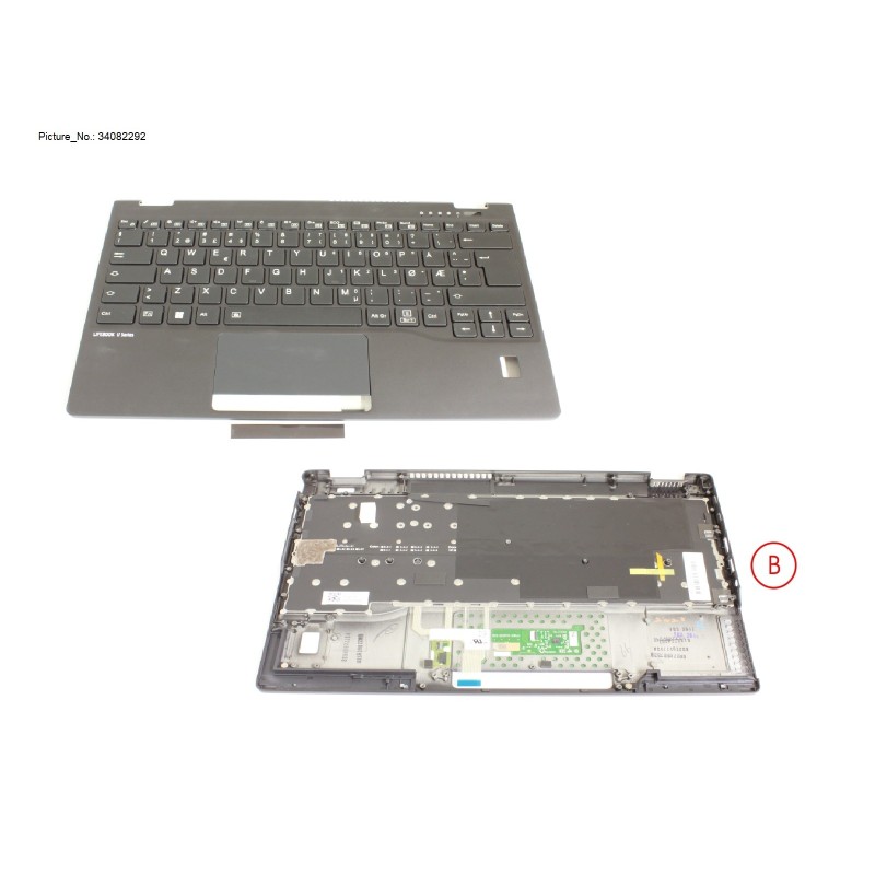 34082292 - UPPER ASSY INCL. KB NORWAY W. FP