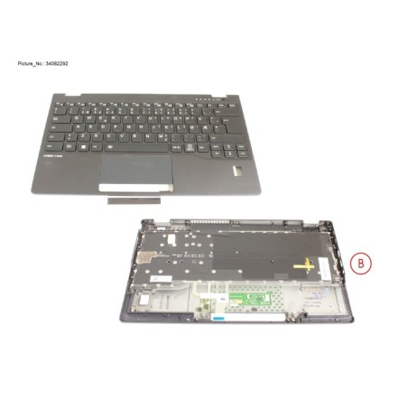 34082292 - UPPER ASSY INCL. KB NORWAY W. FP