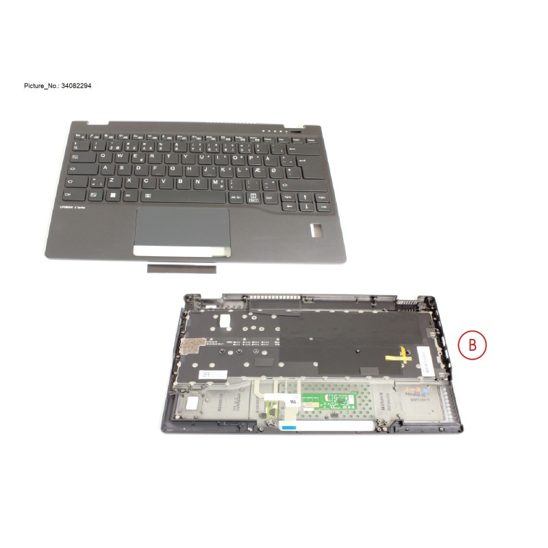 34082294 - UPPER ASSY INCL. KB DENMARK W. FP