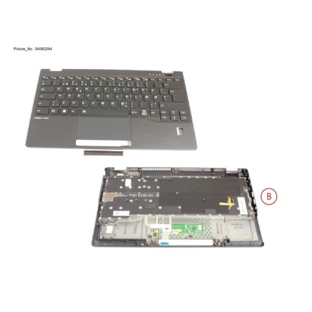 34082294 - UPPER ASSY INCL. KB DENMARK W. FP