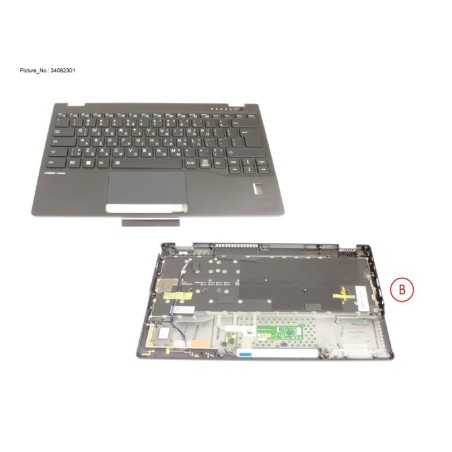 34082301 - UPPER ASSY INCL. KB GREECE W. FP(5G ANT)