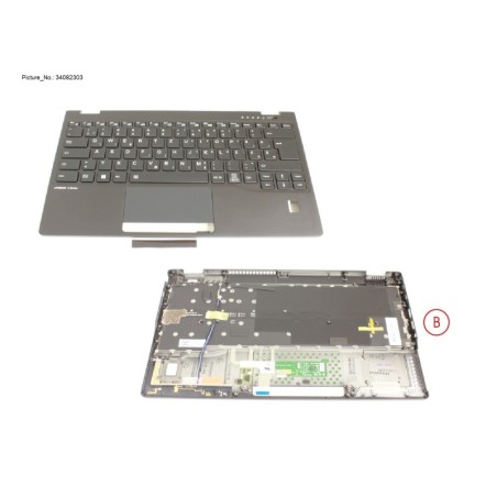 34082303 - UPPER ASSY INCL. KB E EURO. W.FP(5G ANT)