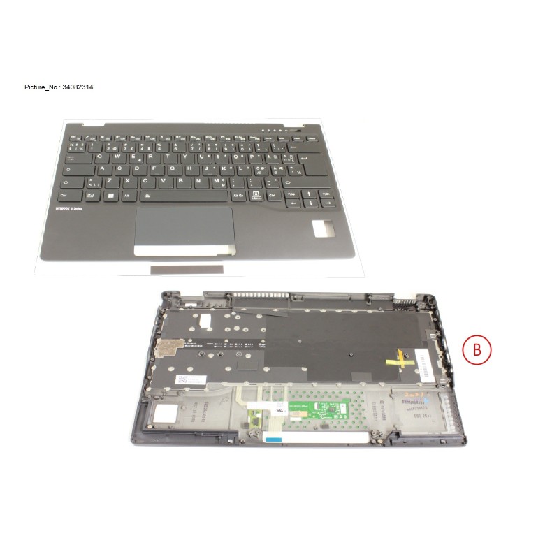 34082314 - UPPER ASSY INCL. KB NORDIC W. PV