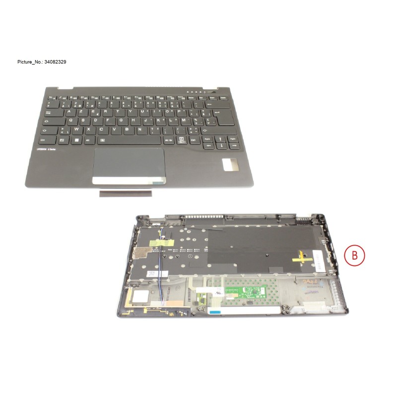 34082329 - UPPER ASSY INCL. KB BELGIUM W.PV(5G ANT)