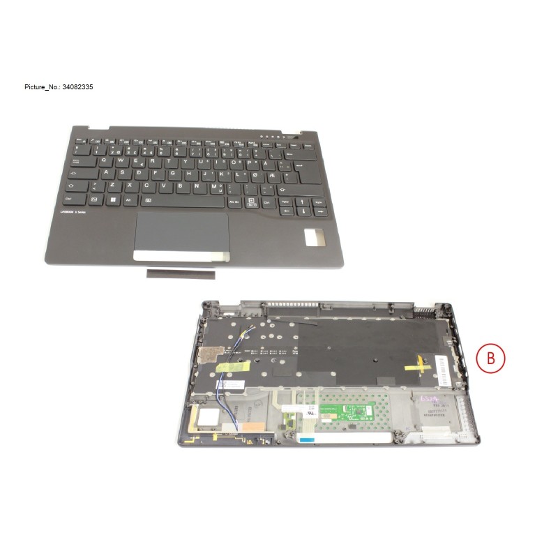 34082335 - UPPER ASSY INCL. KB NORWAY W.PV(5G ANT)