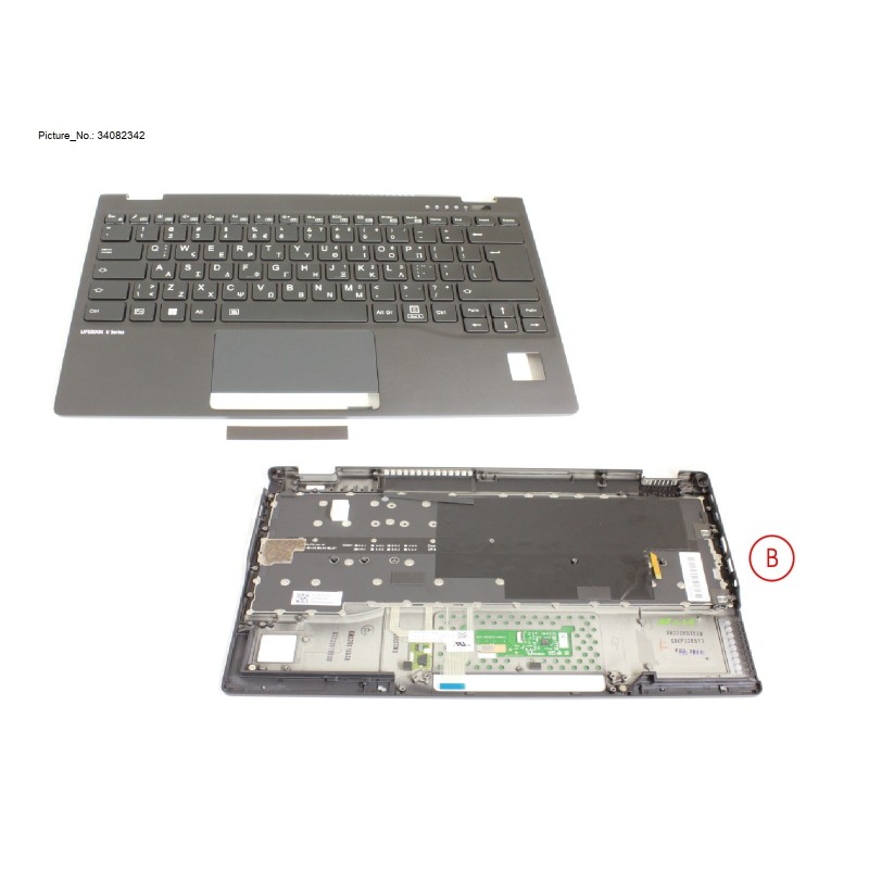 34082342 - UPPER ASSY INCL. KB GREECE W. PV