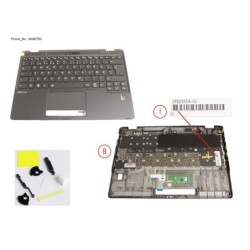 34082760 - UPPER ASSY INCL. KEYB DENMARK W.FP