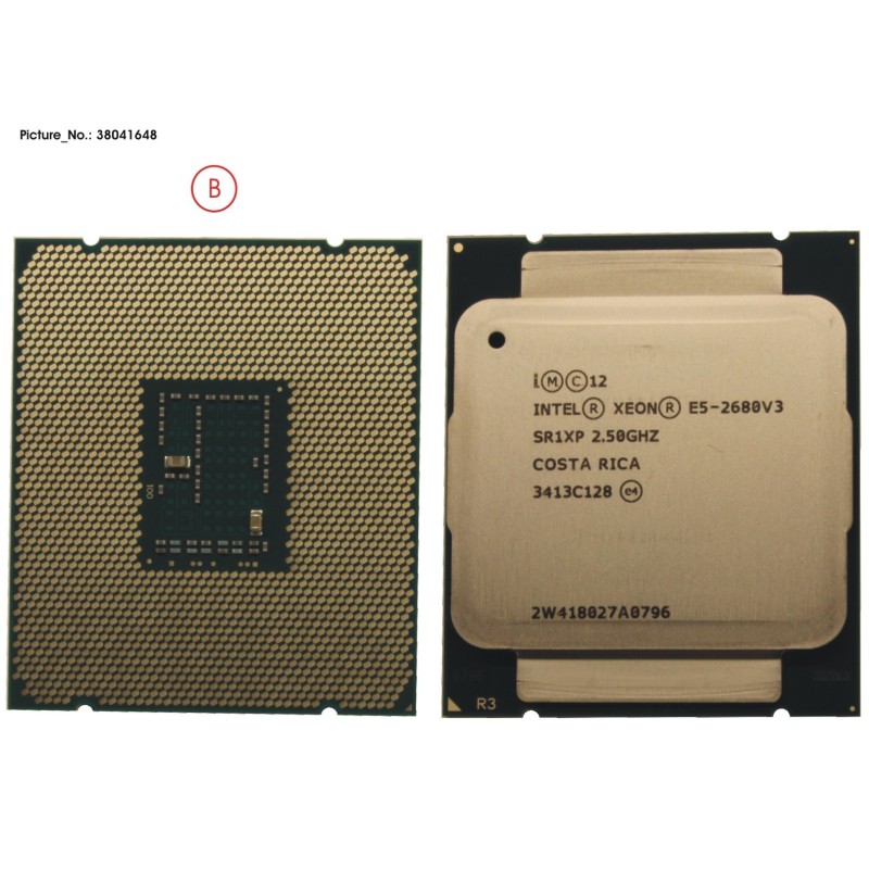 38041648 - CPU XEON E5-2680 V3 2.5GHZ 120W
