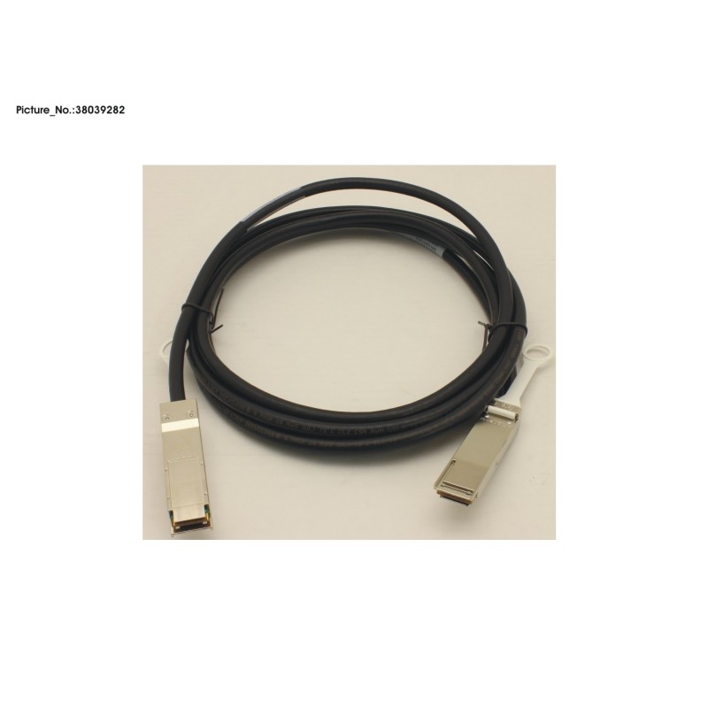 38039282 - INTEL IB CU CABLE 40GB. 4X QSFP. 3M