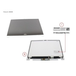 34084095 - LCD FRONT COVER W. TOUCH PANEL FHD AG.