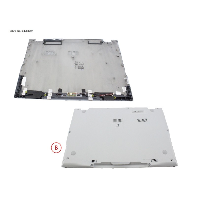 34084097 - LOWER ASSY W. SIM CARD SLOT