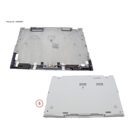 34084097 - LOWER ASSY W. SIM CARD SLOT