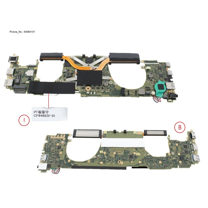 34084101 - MAINBOARD ASSY I5 1350P 16GB