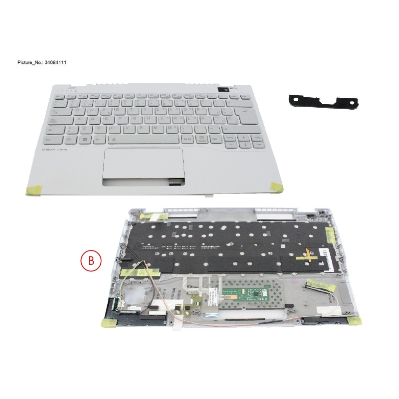 34084111 - UPPER ASSY W. KB WHITE SPAIN NORMAL