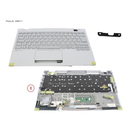 34084111 - UPPER ASSY W. KB WHITE SPAIN NORMAL