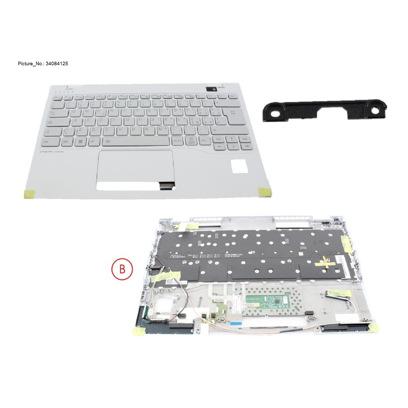 34084125 - UPPER ASSY W. KB WHITE ITALIAN W. PV