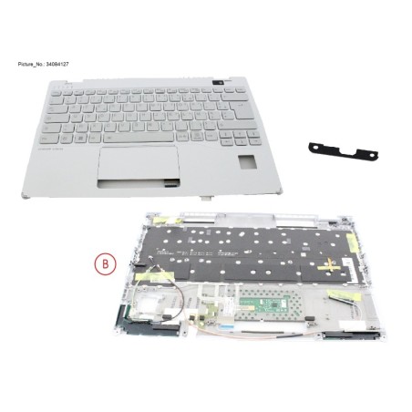 34084127 - UPPER ASSY W. KB WHITE FRANCE W. PV