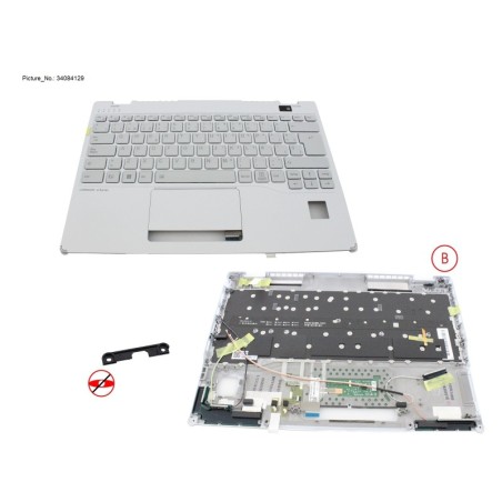 34084129 - UPPER ASSY W. KB WHITE SPAIN W. PV