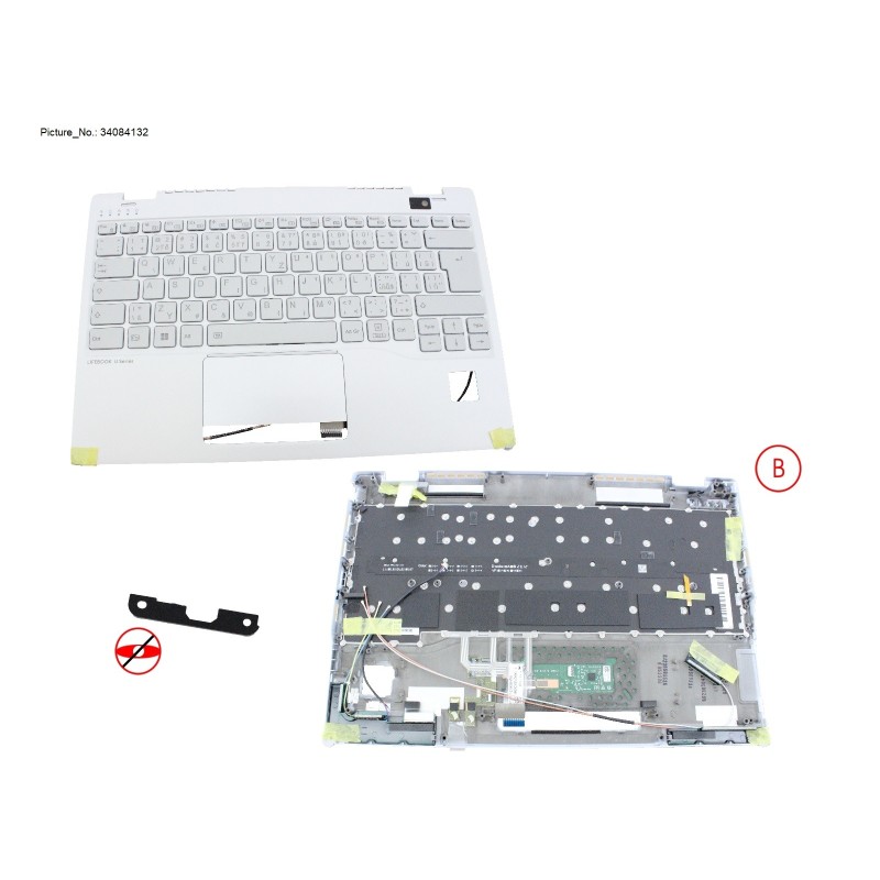 34084132 - UPPER ASSY W. KB WHITE CZ.SLK W. PV