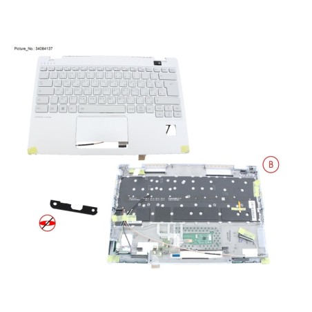 34084137 - UPPER ASSY W. KB WHITE ARABIAN W. PV