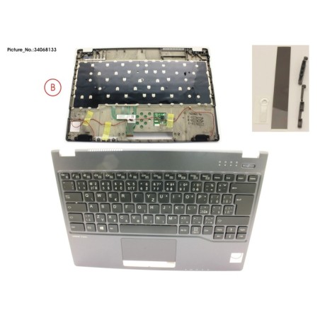34068133 - UPPER ASSY INCL. KEYBOARD CZECH.SLO