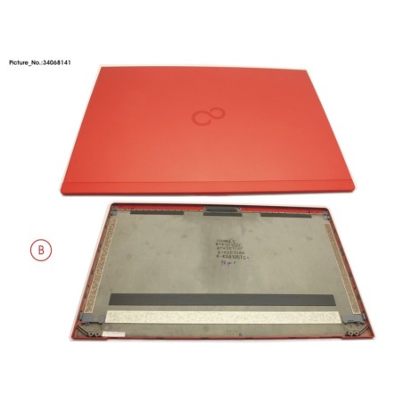 34068141 - LCD BACK COVER RED TOUCH
