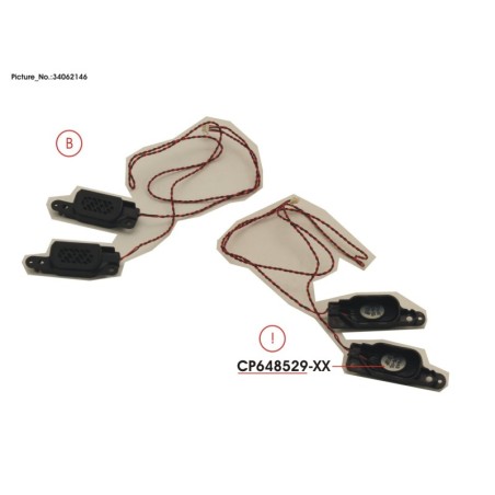 34062146 - SPEAKER SET L.R (W. CABLE)