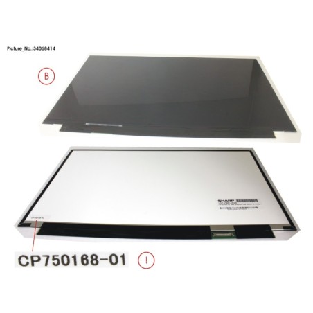 34068414 - LCD PANEL SRP AG NON TOUCH (FHD) W.SHEET