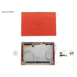 34073878 - LCD BACK COVER RED NON TOUCH W.CAM