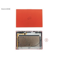 34073882 - LCD BACK COVER RED TOUCH W.CAM