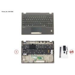 34073885 - UPPER ASSY INCL. KEYB GERMAN W.FP(TBT)